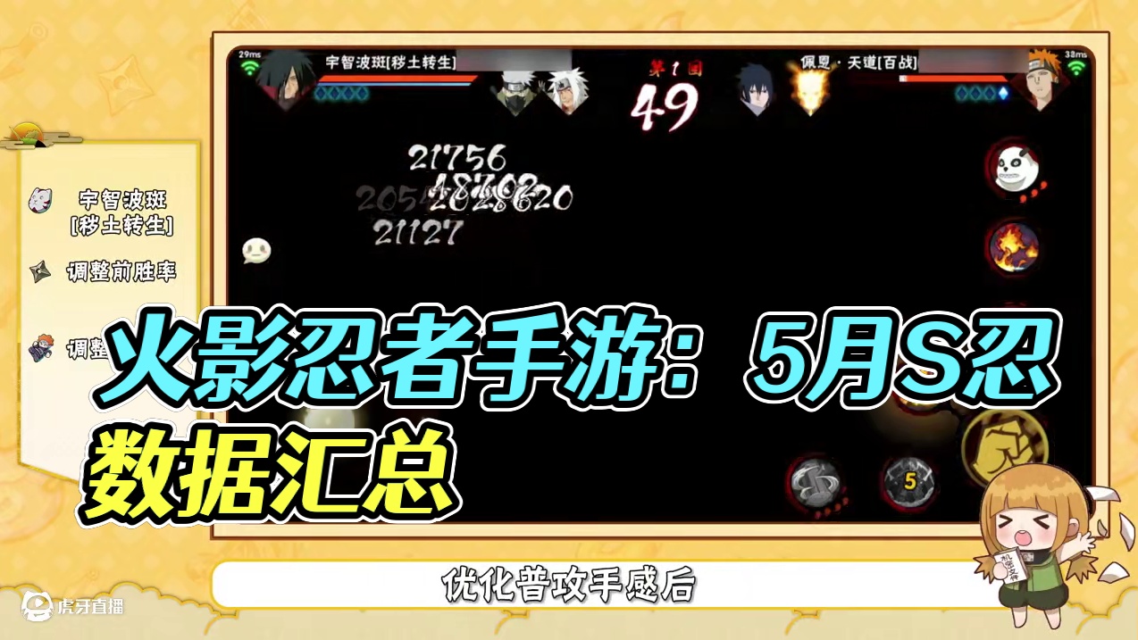 5月大版本更新，各忍者胜率揭晓！本月还有不少新忍登场，TA们的加入会给决斗场带来什么变化呢？快随萌黄