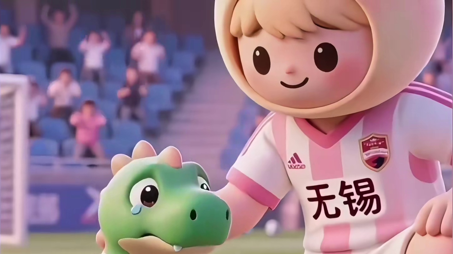 苏超应援又整活儿了，无锡本土“龙头大哥”下场硬核应援，真有你的，雅迪！#苏超 #雅迪连续八年全球销量