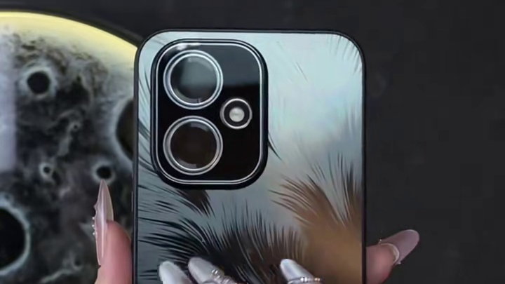 荣耀400pro星羽流光亚克力手机壳，带镜头膜，不沾指纹 #荣耀400手机壳#荣耀400pro手机壳