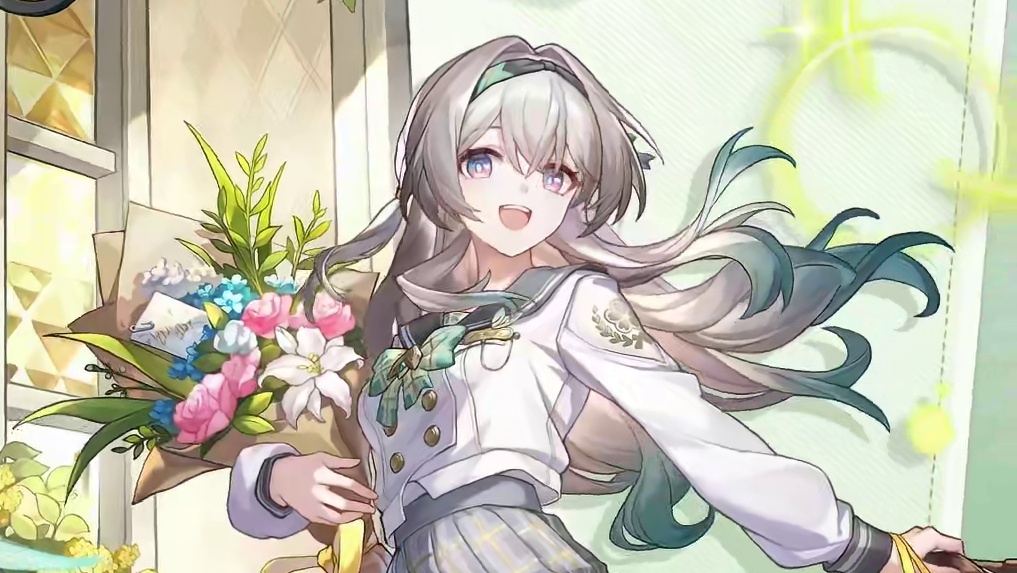 流萤时装 |「春日手信」 少女曾有这样的幻想——树隙间洒下斑驳光影，纽扣映着温和的金色。轻风拂动裙摆