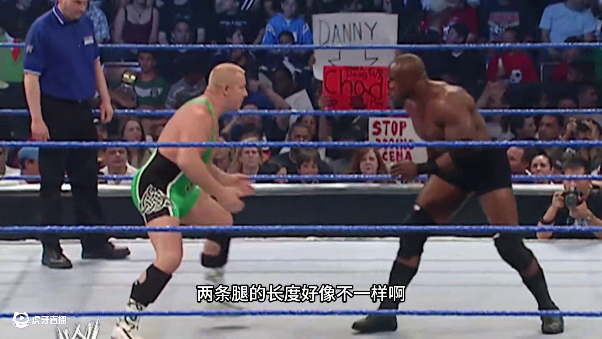 恶人芬利对战鲍比莱斯利，恶人“张网以待”，鲍比已无退路 #张网以待 #全能王