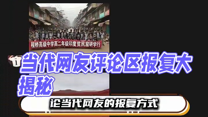 论当代网友的报复方式有多离谱 #研学 #程桥高级中学 #万万没想到 #评论区 #搞笑