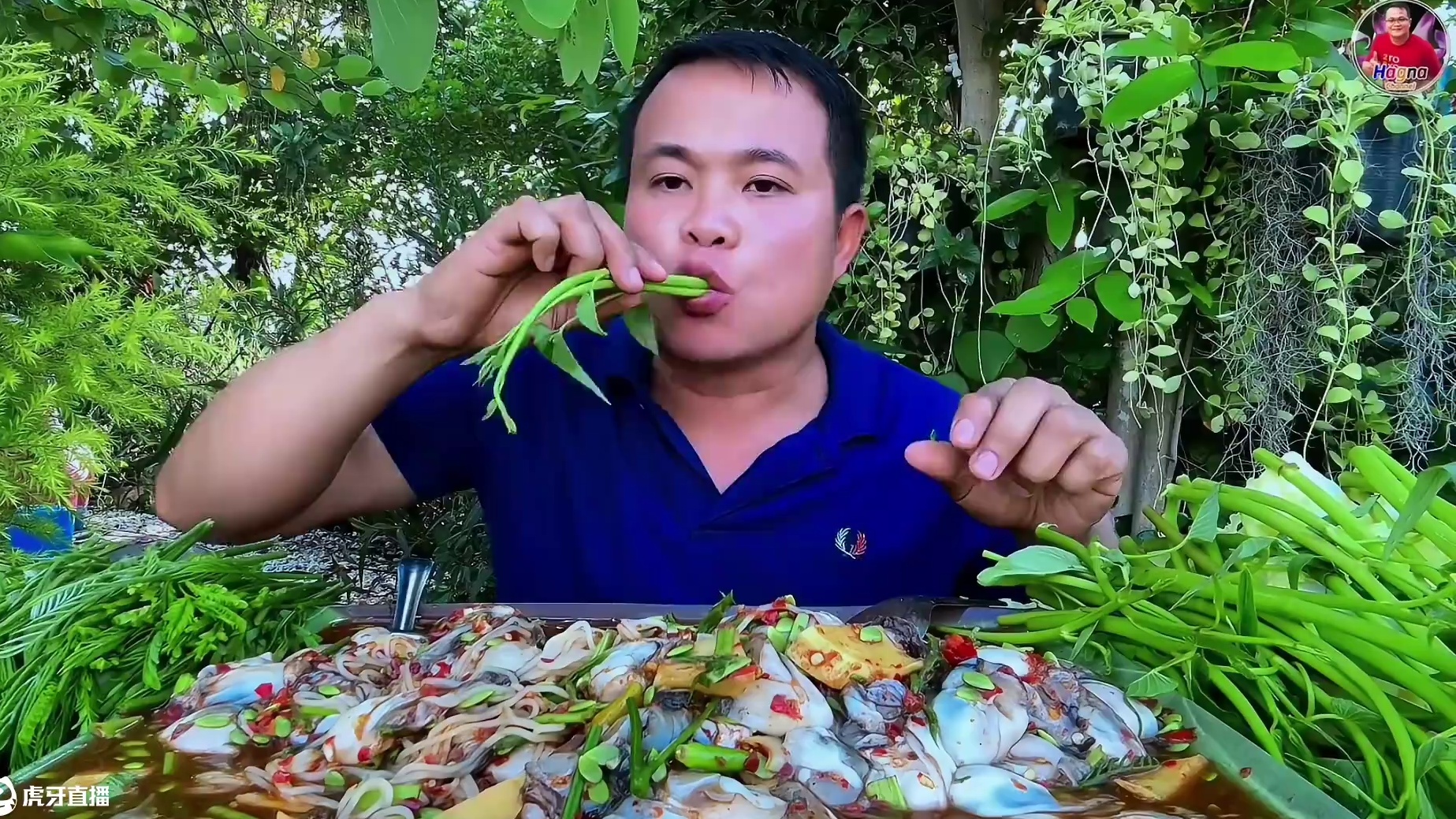 完整版，嗦粉鲜辣️凉拌生蚝肉 #我的乡村生活 #泰国大叔#泰国美食#泰国海鲜 #内容启发搜索