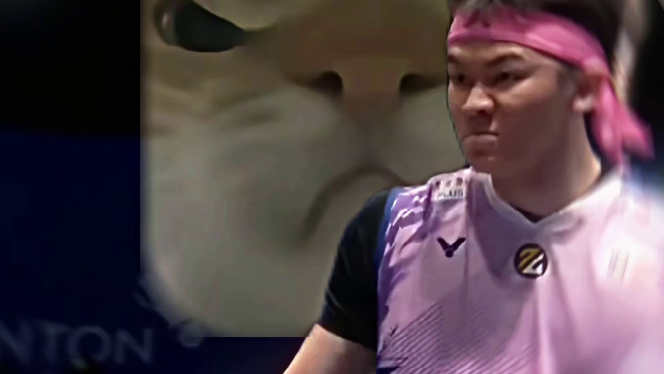 鸡哥∶开启战斗形态 2025年全英公开赛#羽毛球 #李梓嘉