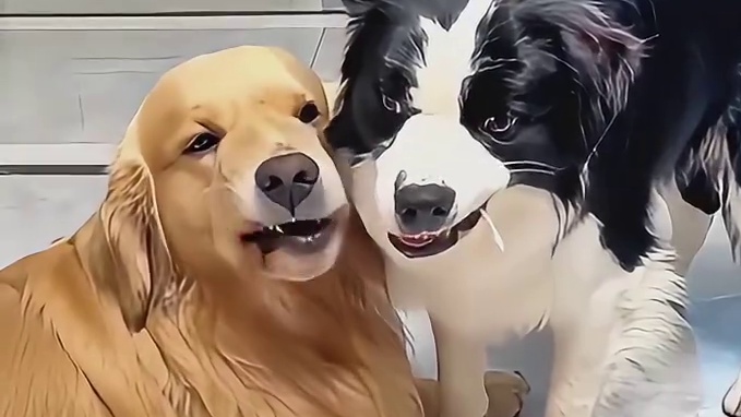 金毛：就仗着你听的懂人话是吗？