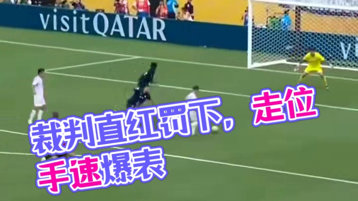 被裁判直红罚下