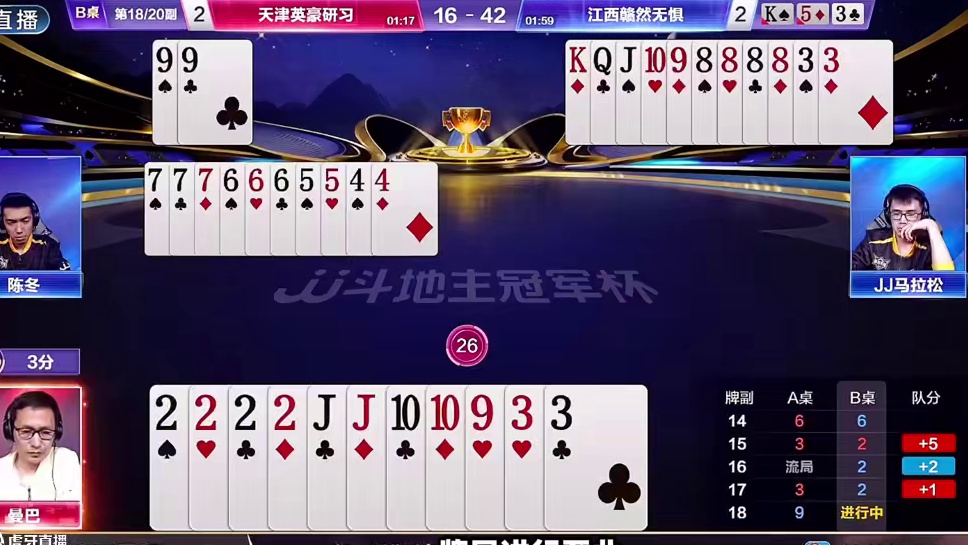 地主此举可谓是风险太大了#jj斗地主 #斗地主残局 #一顿操作猛如虎 #旭旭宝宝 #瓜子二手车