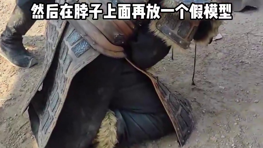 为何剧组拍戏人头能拿下来？看到剧组花絮，这活不给我钱我都能干#娱乐评论大赏 #内容启发搜索 #剧组花