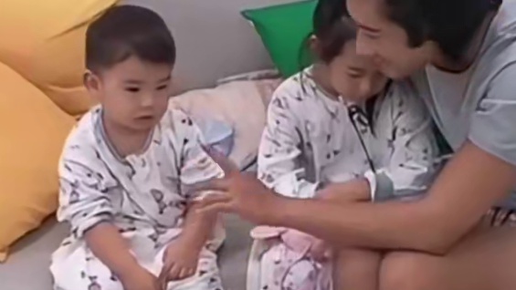 爸爸当家的含金量还！在！上！升！#爸爸当家慢享季 #艾登 #锁锁允儿 #墨一墨汐 #二胎家庭