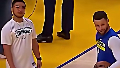 库里的一次意外运球脱手，检验出球馆地板有问题