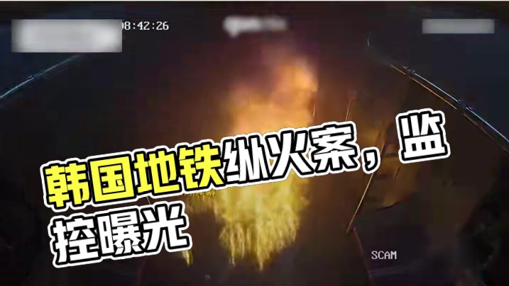 韩国地铁纵火案，现场监控画面曝光…
#韩国 #韩国人 #地铁 #监控下的一幕 #上热门话题榜