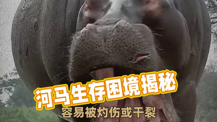 河马也算是弥补河里没有马的空缺
