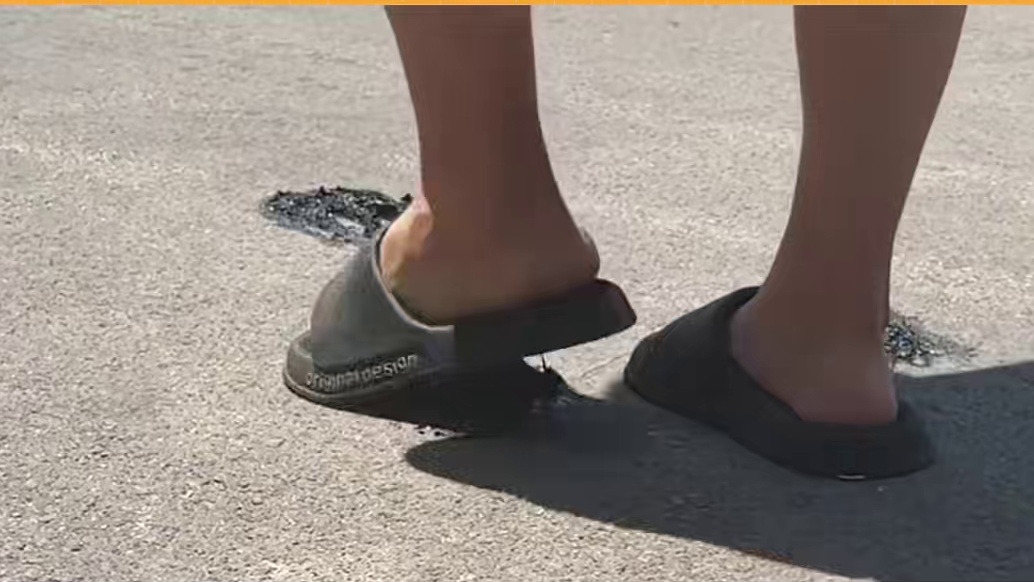 40°的高温桑拿天，路上相见都是“熟人！#山东 的网友你们还好嘛~#高温#热#夏天