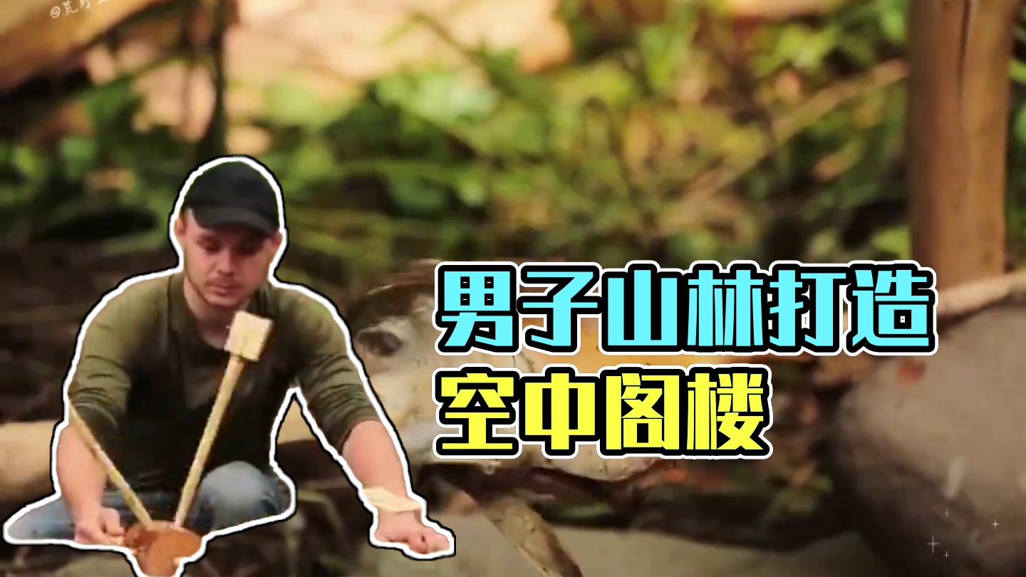 谁能拒绝睡觉的时候看一集解压的野外建造呢！ #野外建造 #解压 #荒野建造 #助眠