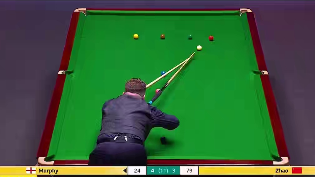 被超20分还上台搞心态，赵心童变态斯诺秒打脸，墨菲：我服了(2)