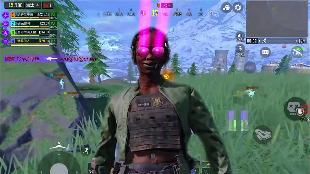 黑妹累了差点翻车，还好掏出祖传秘技。 #使命召唤手游 #codm高达出击 #使命战场 #吃鸡日常