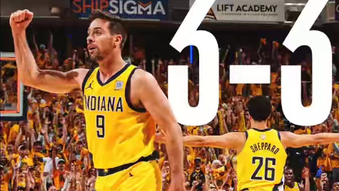 步行者成功拖入抢七大战，6人得分上双