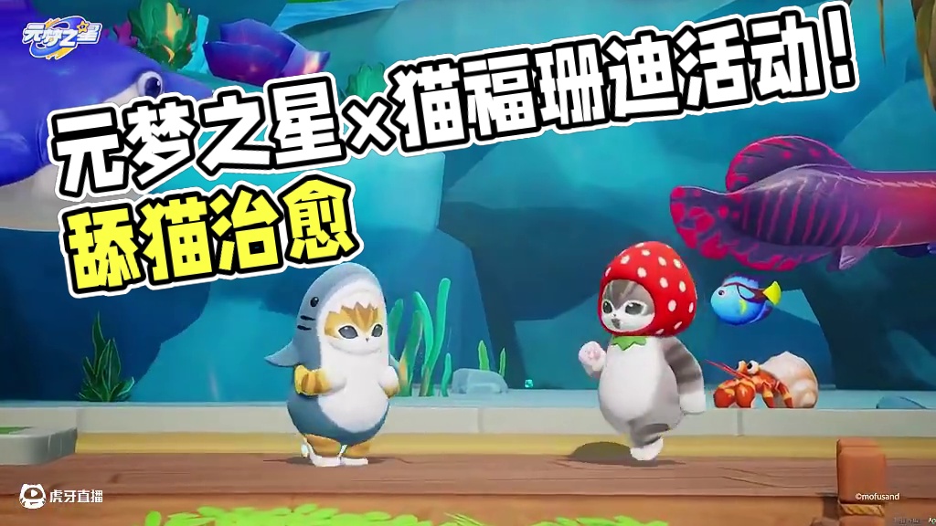 喵呜~心都要化啦！7月11日，元梦之星x猫福珊迪正版联动治愈开启！快来和超会撒娇的小猫咪们贴贴，在元