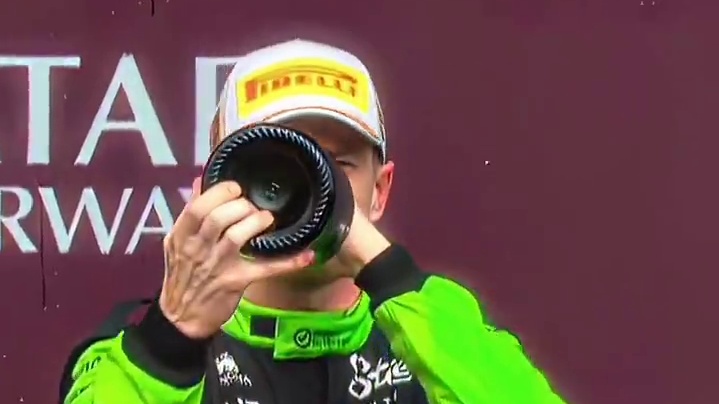 绿巨人首次登台！#f1赛车 #霍肯博格 #英国大奖赛