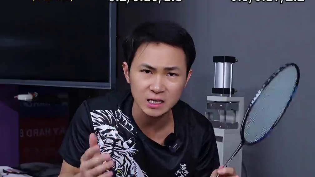 胜利在中羽评分中最高的球拍，机测数据怎么样呢 #羽毛球 #源式羽球 #极音速Plus #Victor