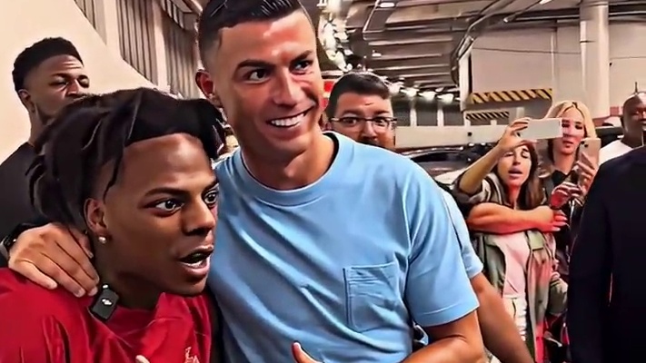 甲亢哥终于见到C罗啦！追星成功了