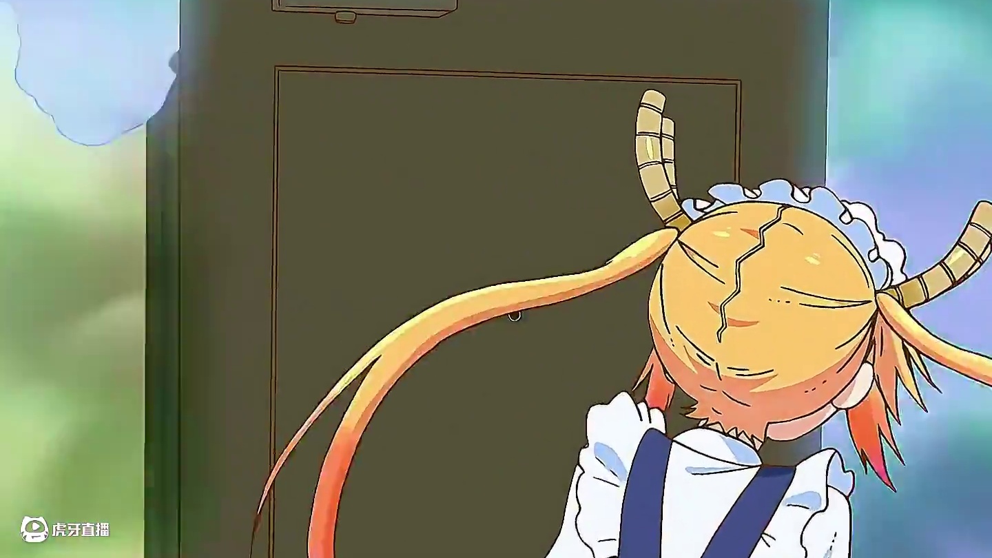 头一次见网瘾龙，给孩子都吓成原画了 #小林家的龙女仆 #动漫 #搞笑 #抽象