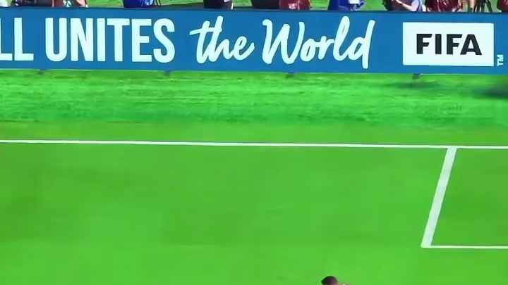 顶级射术，蓝军打的就是精锐 #足球