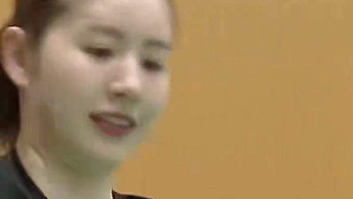 可爱确实是种天赋！集训中的志田千阳好有趣啊 #志田千阳 #志田千阳羽坛美女 #羽毛球 #打羽毛球女生