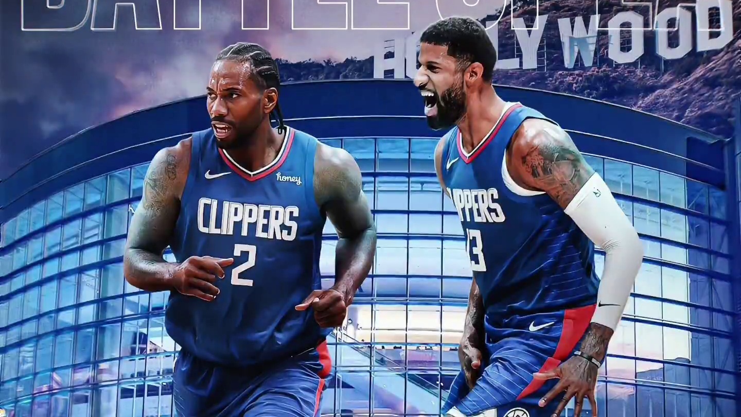 快船洛城德比大战中大胜湖人