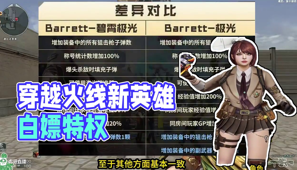 穿越火线：7月17号开始，白嫖三款蓝耀英雄级，分别是 M4苍鸣雷神 巴雷特碧宵极光 零纪元角色 #穿