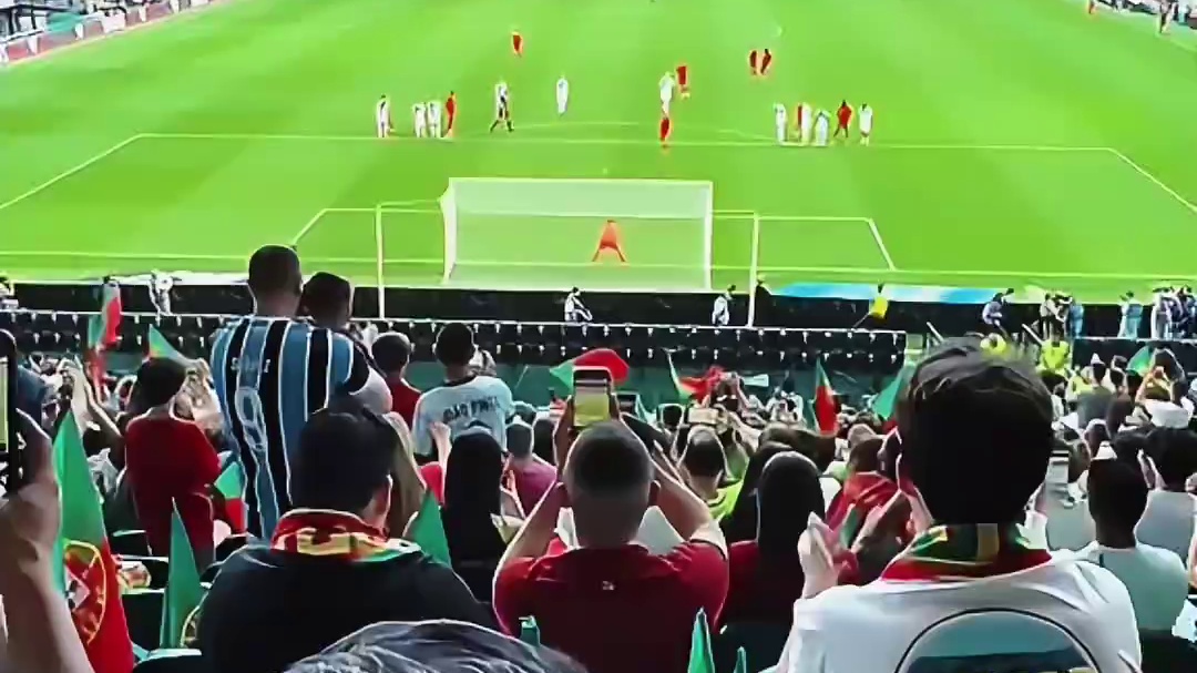 上帝视角欣赏下若塔在国家队的点球，骗过门将完成进球