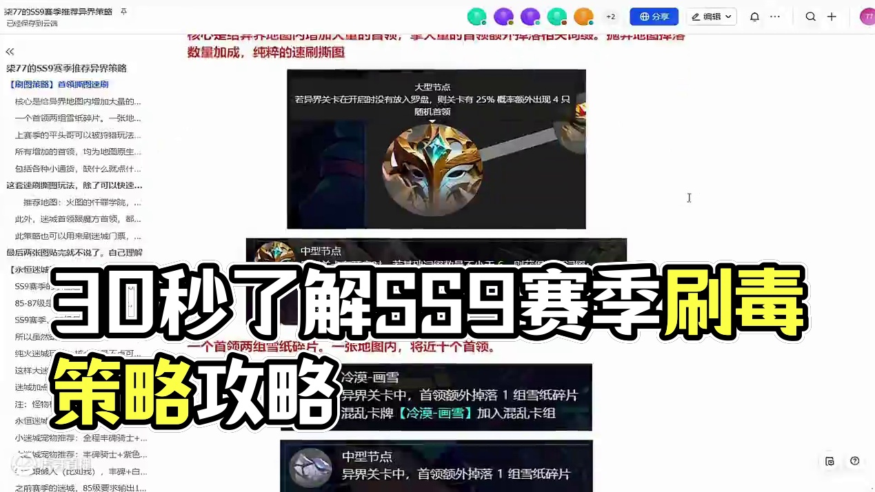 SS9赛季刻七刻八版本答案，30秒一张图，无视混乱卡 #火炬之光无限 #游戏搬砖 #火炬之光无限SS