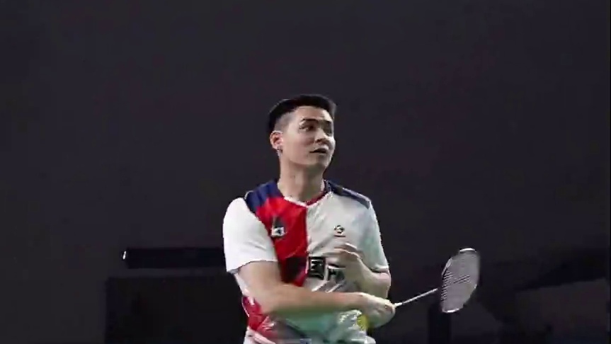 享受羽球 两届冠军詹俊为轻松过关#郴州林丹杯 #林丹杯羽毛球公开赛 #羽毛球