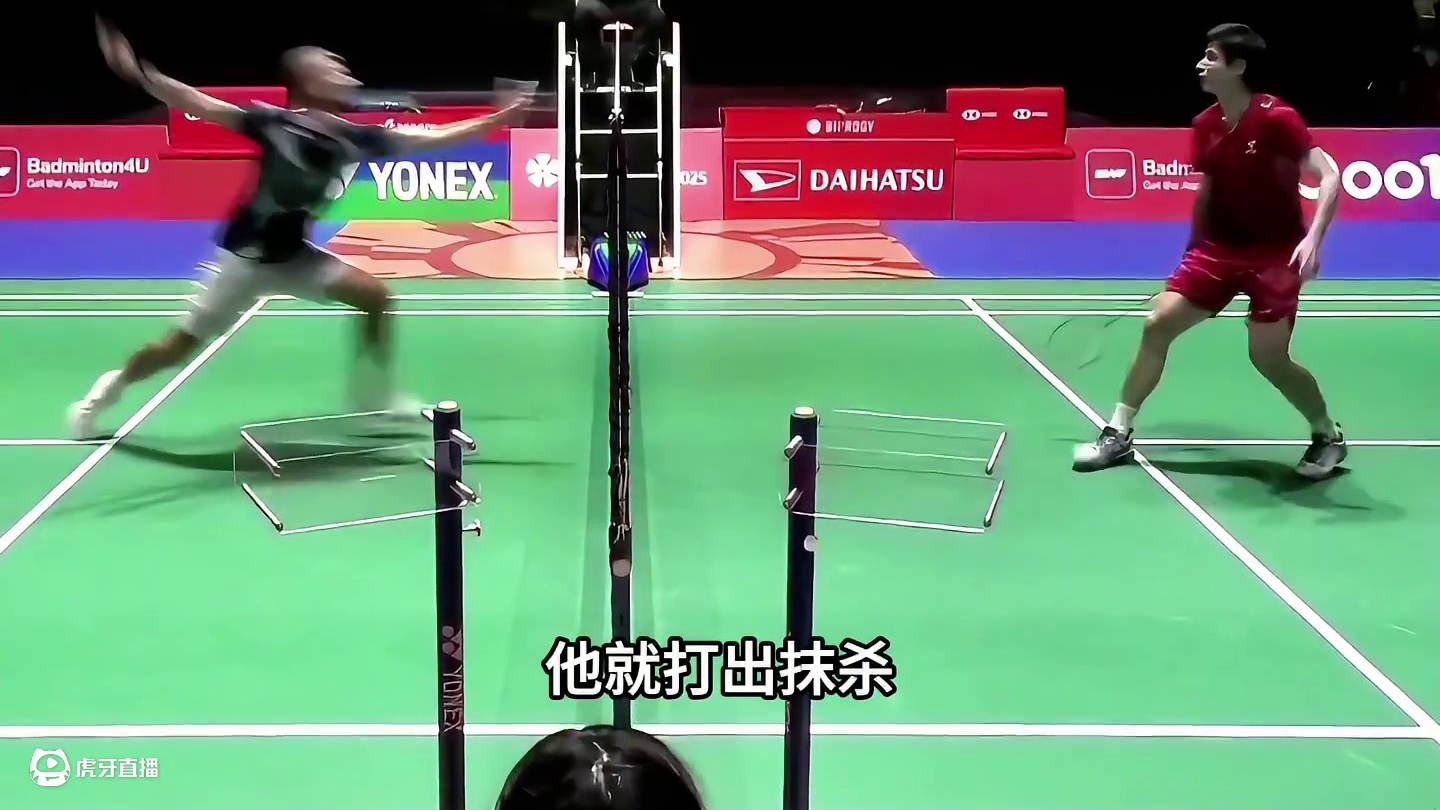 石宇奇赛点球竟然出现误判，慢镜头看一下