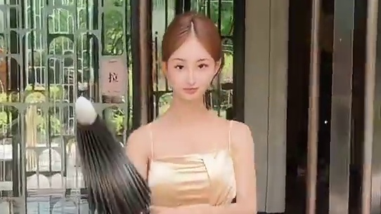 你撑把小纸伞，叹姻缘太婉转#转场 #古风变装 #掉入周杰伦歌词美学里