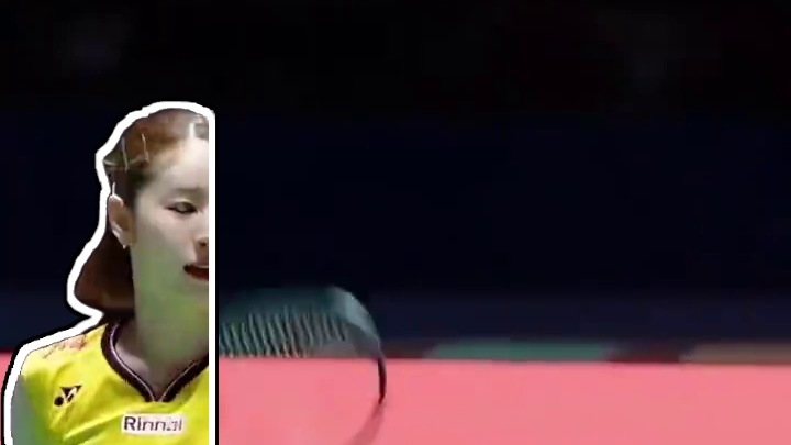 遗憾止步半决赛，志田千阳心中失落感谁人知呢 #志田千阳 #志田千阳羽坛美女 #志田千阳冠军 #陈康乐