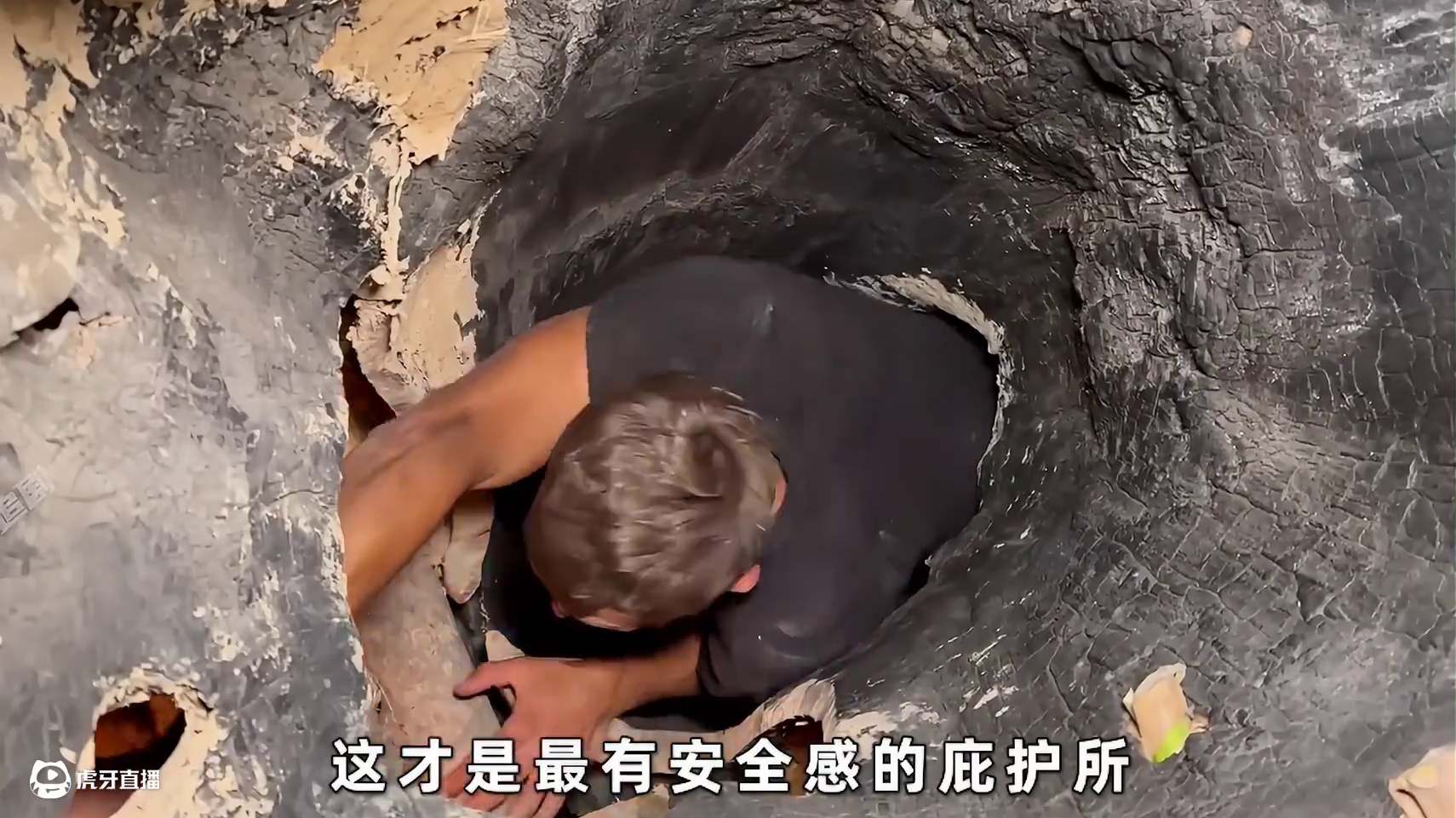 男人将庇护所搭建在树上抵御野兽袭击#荒野建造 #庇护所建造 #野外生存 #荒野求生 #野外生活纪录片