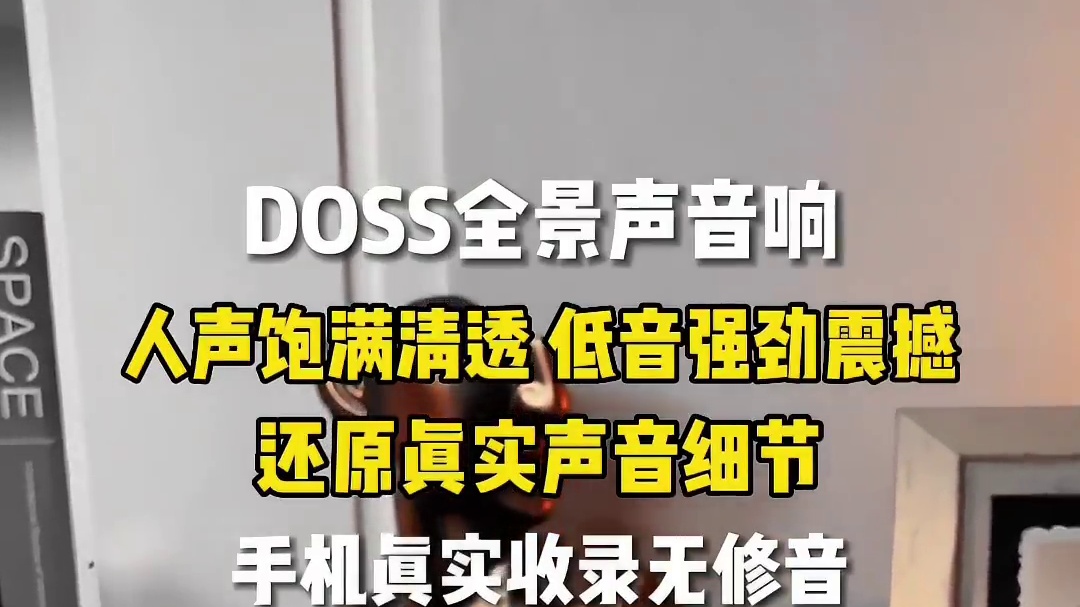 DOSS磨砖全景声音响