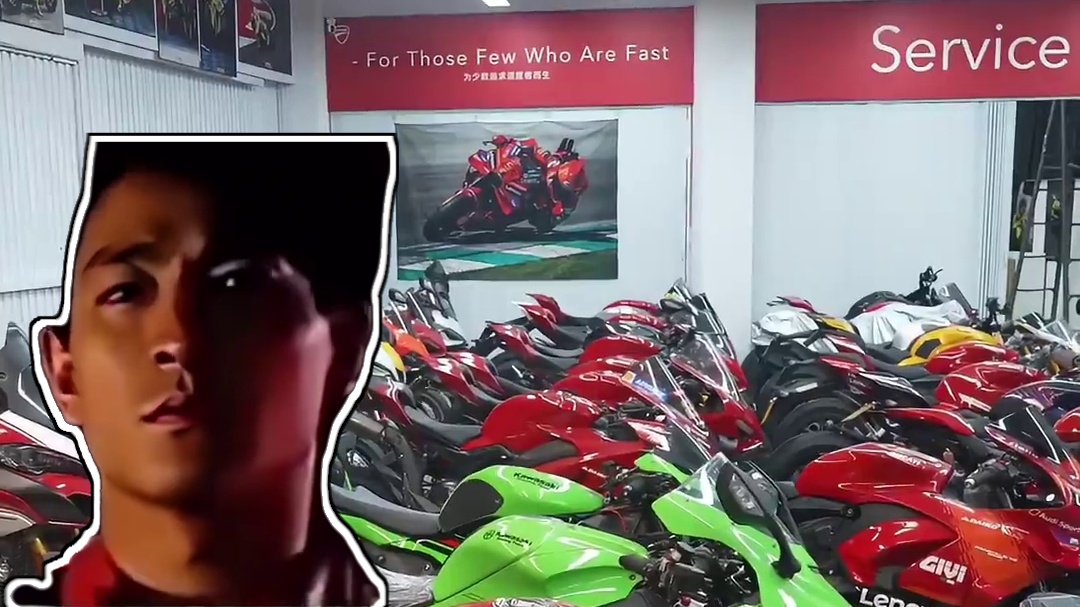 在温州小城40老男孩为爱发电打造超级摩托车梦想车库！ 温州平阳五线小城市，满仓库杜卡迪超级摩托车老板