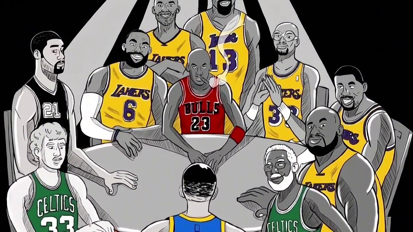 如果库里要挤进历史前十的餐桌分一杯羹，那么你觉得把谁挤掉最容易？#库里 #美职篮全明星 #2K手游紫