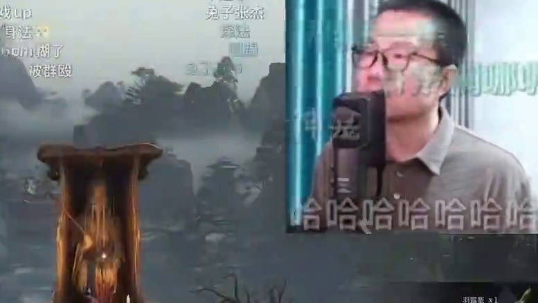 门长徐静雨玩明末展示身法！被小怪一顿爆锤！叹自己老了要变赛博形态！#徐静雨 #帅炸三界刘哈哈 #明末