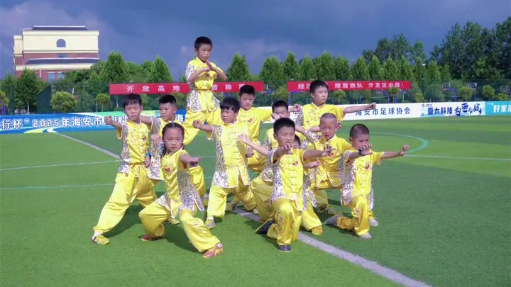 有苏超，还有海超，武术助力海安足球联赛，支持海安足球⚽️#苏超联赛 #海安足球联赛