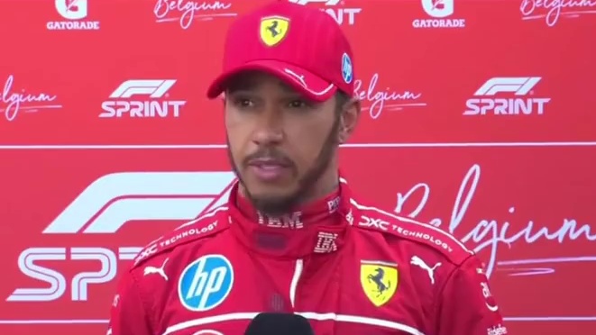 刘姐气到无语 #汉密尔顿 #刘易斯汉密尔顿 #2025F1比利时大奖赛 #F1比利时大奖赛 #秀出我