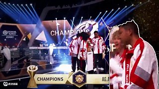 心向往之行必能至！ #AG奪得KWC總冠軍 #AG紅閃耀利雅得夜空 #AG出戰(zhàn)沙特EWC #EWC心