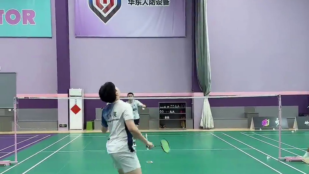 挑战林丹杯双冠王詹俊为#羽毛球 #羽毛球单打