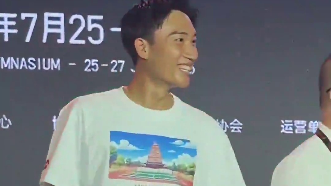 翻相册看到一段开幕式的素材哈哈哈 #羽毛球 #西安林丹杯 #桃田贤斗