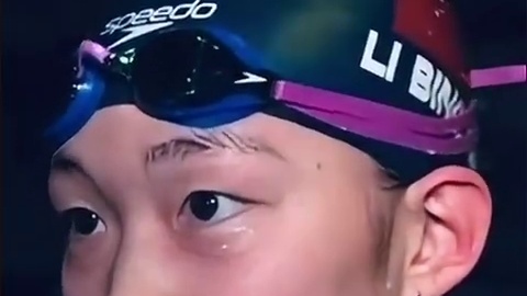 李冰洁这次我终于赢了莱德基 #游泳#李冰洁#李冰洁这次我终于赢了莱德基