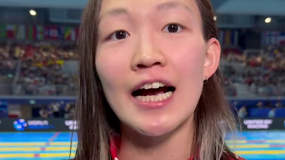 #2025新加坡世界泳联世锦赛# 女子200米自由泳李冰洁采访️