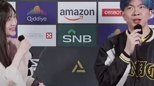 Kiboy赛后采访，听闻RA战队的Cat9是忠实粉丝，当场祝愿Cat9继续努力进步，希望RA下次走的