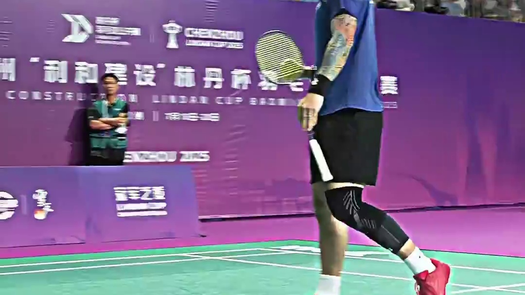 拒绝拉吊 左手重炮陈俊维的精彩瞬间#郴州林丹杯 #林丹杯羽毛球公开赛 #羽毛球